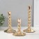 Summary Metal "Balls" set 3 pcs d = 2 cm gold 11x13; 11x19; 11x24 cm