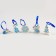 A set of Christmas tree toys "Winter patterns" 5 parts