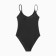 Swimsuit Women's Assigned lacing on the back minku, black color, size 44