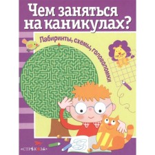 Чем заняться на каникулах. Выпуск 1. Лабиринты, схемы, головоломки (6+)