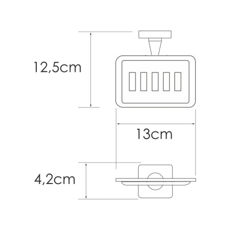 Soap grinder Rhin K-8769, silver-1