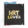 Gift folding box, packaging, “Art”, 31.2 x 25.6 x 16.1 cm