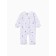 Children's overalls with scratches "Giraffes", white/blue color, height 62