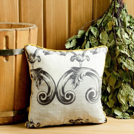 A pillow from Caucasian herbs based on oak and eucalyptus leaves, mix, 27 × 27 cm-2