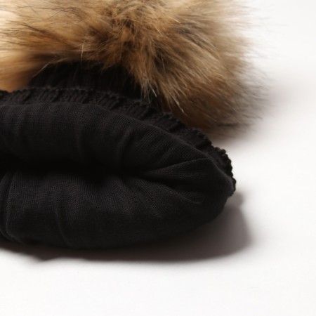 Children's hat minku rr 56-58, black color-3