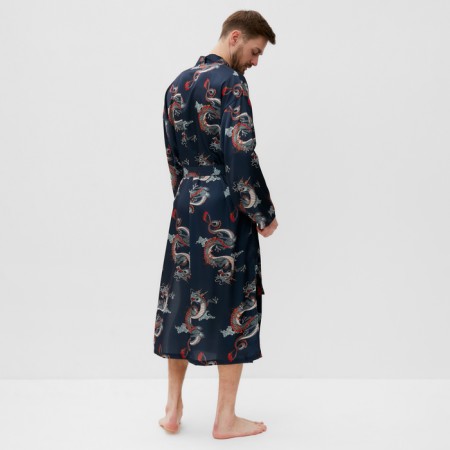 Home robe KAFTAN "Dragon", r.52-54, blue-2