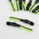 The castle automatic reflective for the lightning "Spiral", No. 5, 10 pcs, black/green color
