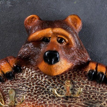Broat "Bear with fish" 22x44cm-2