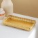 Rectangular tray "Leonardo", 25.5 × 14 × 3.5 cm, gold color