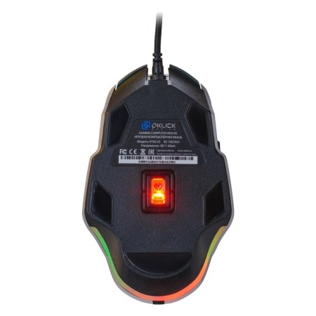 Mouse call 915G Hellwish V2 Black/Gray Optical (4800DPI) USB (6but)-8