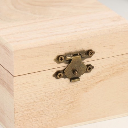 Casket wood for painting square 6.5x8.5x8.5 cm-1