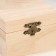 Casket wood for painting square 6.5x8.5x8.5 cm
