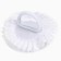 Outlet. Bant for hair on elastic band, white, 11 cm, kitty Marie