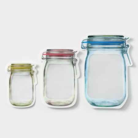 Storage packages with a “jar” latch, 0.9 l, 0.5 l, 0.15 liters-1