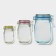 Storage packages with a “jar” latch, 0.9 l, 0.5 l, 0.15 liters