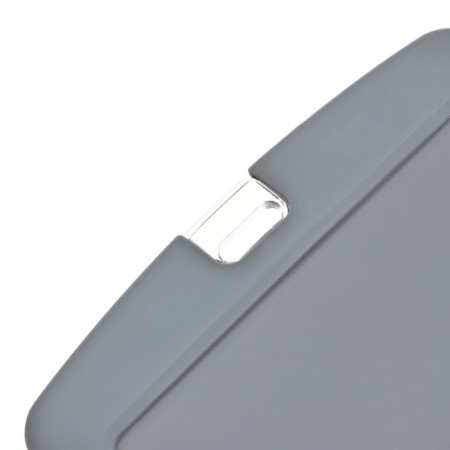 Badge horizontal, external 100x79 mm, internal 85x54 mm, silicone, gray-2