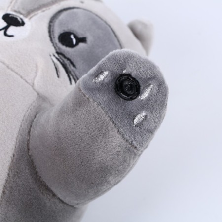 Pillow for traveling soft toy "Raccoon"-4