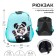 School backpack, 37 x 28 x 19 cm, calligrata volt "Cat Panda"