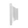Balcony tundra handle, metal, white