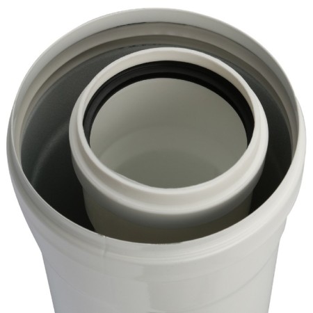 Condensation chimney element SCA-8610-000500, pipe 500 mm, DN60/100-2