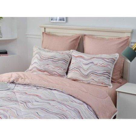 Set 1.5 joint venture: sheet, blanket, pillowcase, size 180x230 cm, 150x210 cm, 50x70 cm - 2 pcs-1