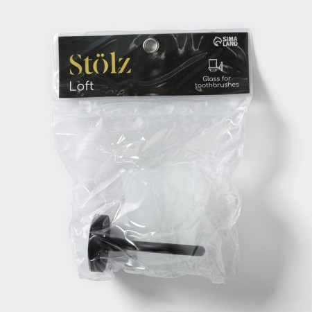 A glass glass glass with a Stölz Loft Basic Stolz holder, black color-6