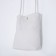 Cross-Body bag on the valve, white color