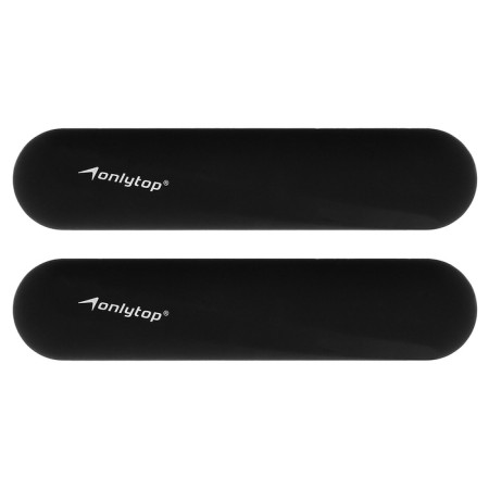 ONLYTOP dumbbells for universal burden, 2 pcs., 2 kg, black color-5