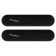 ONLYTOP dumbbells for universal burden, 2 pcs., 2 kg, black color