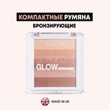 Румяна компактные Collection бронзирующие с эффектом мерцания, 10 г