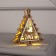 Christmas tree toy "Christmas tree with a deer", from batteries, a glow of warm white