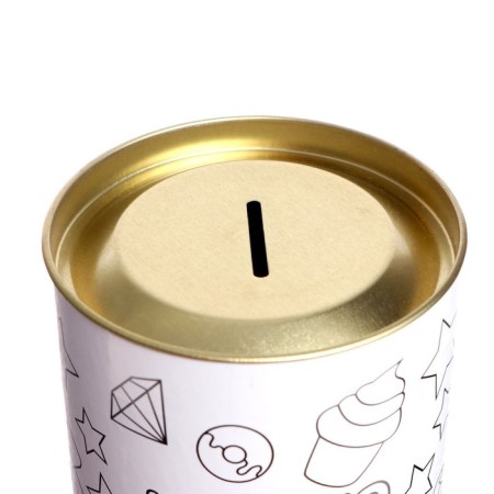 Set for creativity. Piggy bank - coloring "I smoke on sweets"-3