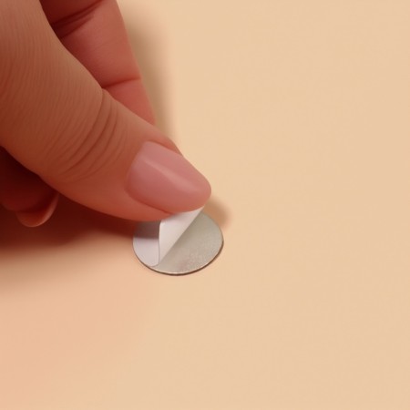 Interior mirrors for decoration, without a frame, set - 6 pcs, d = 2 cm-3