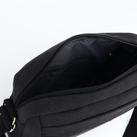 Male bag, black color-3