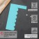 Spatula confectionery "waves", 18 × 11.5 cm, blue color