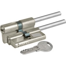 Цилиндровый механизм под вертушку KALE 164 SX/86, 50х10х26 мм, 5 ключей, цвет никель