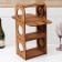 A minibar stand for 3 bottles and 4 glasses, 35 × 23 × 48 cm