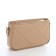 Cross-Bodi Bag on a zipper, beige color