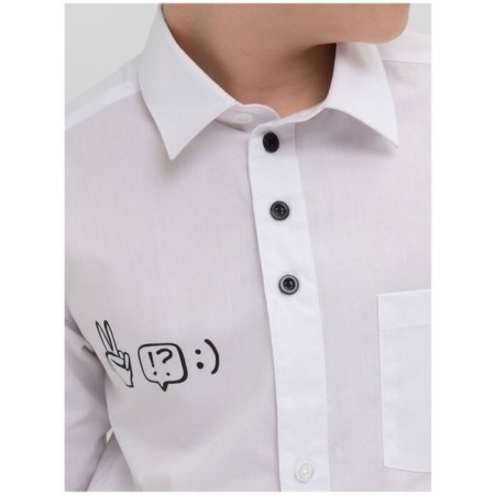 Surchachka upper for boys, height 140 cm, white color-1