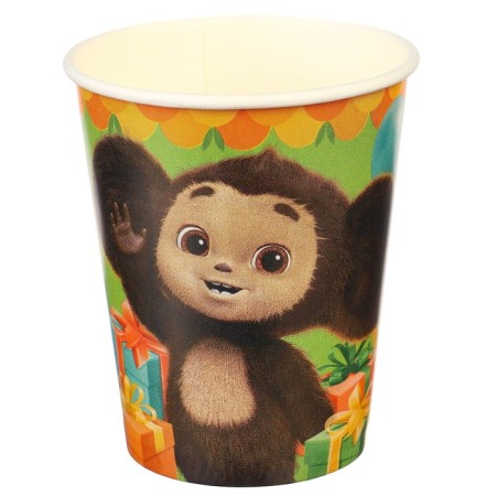 Paper glass, 250 ml, Cheburashka-1