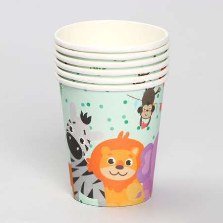 Safari glass glass, set, 6 pcs-2