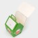 Folding New Year's box "Green" Green 8.5 x 8.5 x 10 cm