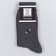 Male socks, graphite color, size 25