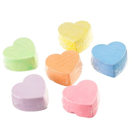 Folk shafts for drawing on the asphalt "heart", 6 colors, packing 30 pcs-1