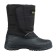 Combined winter boots (snowbuses), heap+bike, black color, size 45