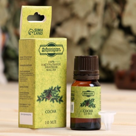 Essential oil "Pine", a bottle-boiler, abstract, 10 ml, "Dobroparov"