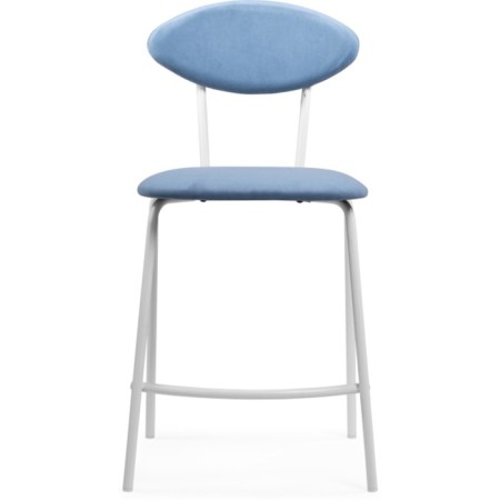 Metal Coom Coum Coum Metal/Velur, White/Blue 47x54x95 cm-1