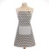 Apron of Dolyana "Triangles", gray color, 60 x 67 ± 4cm, 100%PE