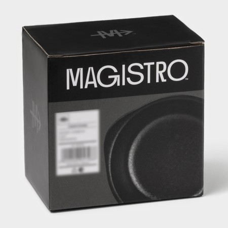 A set of ceramic dishes for feeding Magistro Carbon, 200 ml, 11.5 × 10.3 cm, 2 pcs-10
