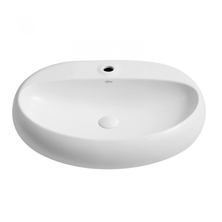 ABBER Bequem AC2112MW sink, invoice, 640x440x150 mm, white, matte-2